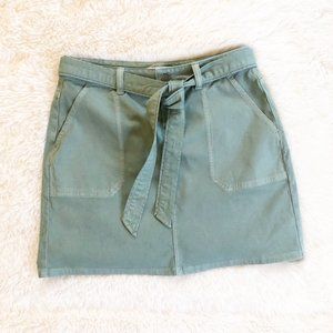 Vineyard Vines Utility Green Skirt with Tie Belt | 4